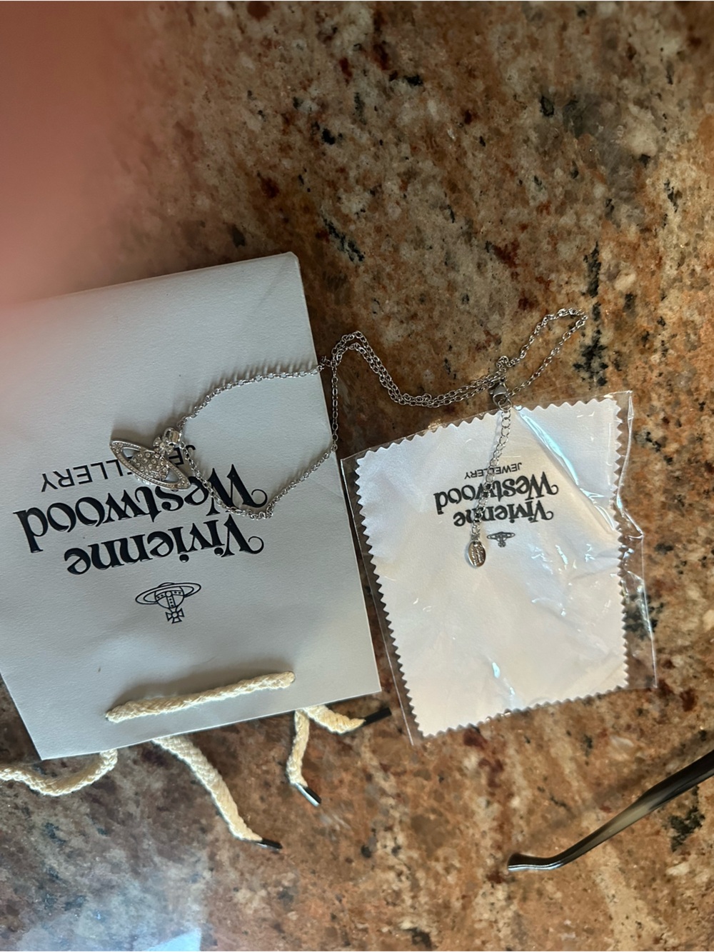 Vivienne Westwood Silver Orb Necklace with Chain